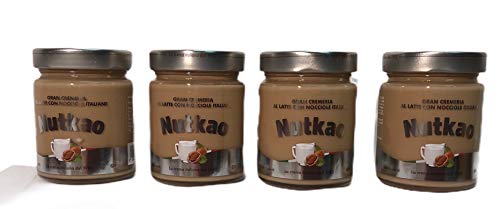 Nutkao gran cremeria 4x350g. Milch- und Haselnusscreme, italienischer Haselnussaufstrich, hohe Qualität Nutkao gran cremeria 4x350g. Milch- und Haselnusscreme, italienischer Haselnussaufstrich, hohe Qualität von Nutkao