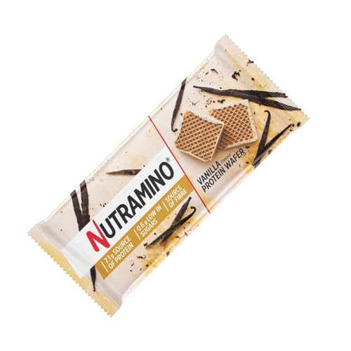 Nutramino - Nutramino Protein Wafers (2 X 19,5g) - Waffeln - Proteinhaltige Waffeln - Vanille von Nutramino