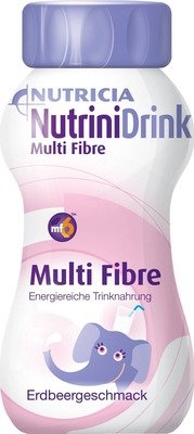 NUTRINI Drink Multi Fibre Erdbeergeschmack 200 ml von Nutricia GmbH