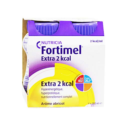 Nutricia Fortimel Extra 2Kcal Aroma Aprikose, 4 x 200 ml von Nutricia