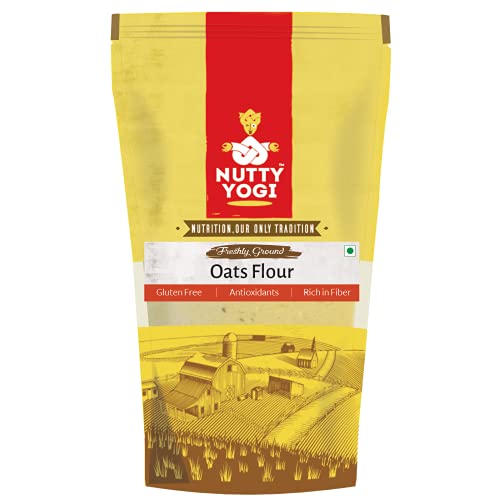 Nutty Yogi Gultenn Free Oats Flour (Atta) Gultenn Free Rich In Fibree 500 G von Nutty Yogi