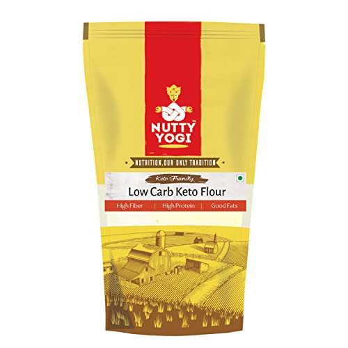 Nutty Yogi Low Carb Keto Flour 500 Gm Keto Friendly Gultenn Free Low Gi Baking Indian Bread von Nutty Yogi