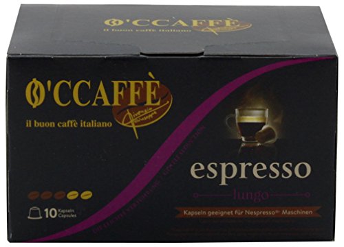 O'CCAFFÈ Espresso Lungo, 10 Kapseln / 8er Pack von O'CCAFFÈ