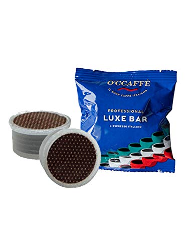 O'CCAFFÈ – Luxe Bar FAP | Lavazza Espresso Point kompatible Kaffeekapseln | 100 Stück | Kaffee aus extra langsamer Trommelröstung aus italienischem Familienbetrieb von O'CCAFFE'
