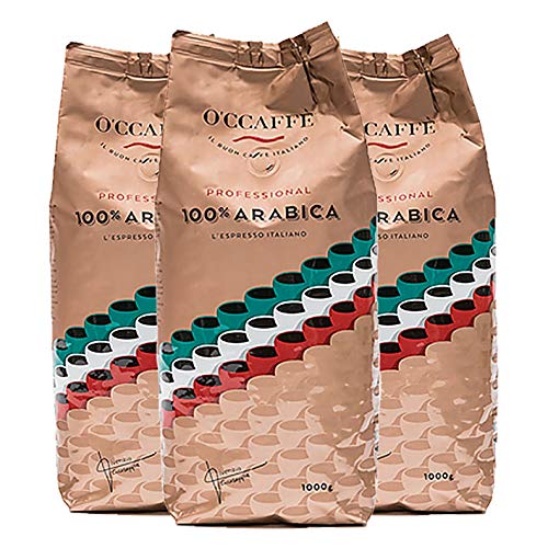O'CCAFFÈ Professional 100% Arabica, 1000g ganze Bohne / 3er Pack O'CCAFFÈ Professional 100% Arabica, 1000g ganze Bohne / 3er Pack von O'CCAFFÈ