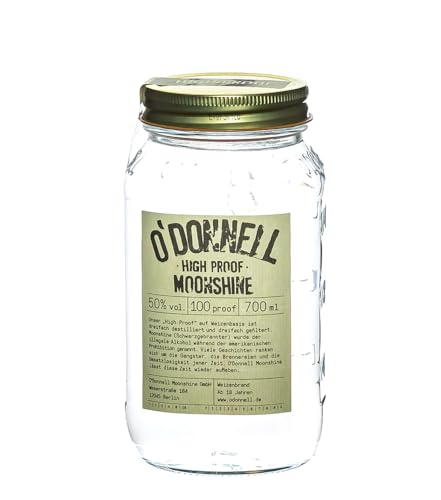 O`Donnell Moonshine High Proof Wodka 50% vol., 1 x 700ml von O'Donnell Moonshine