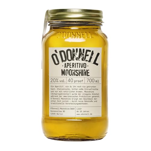 O'Donnell Moonshine - Aperitivo Likör (700ml) - Handwerklich hergestellte Spirituosen aus Berlin - Sommer Edition - 20% Vol. Alkohol von O'Donnell Moonshine
