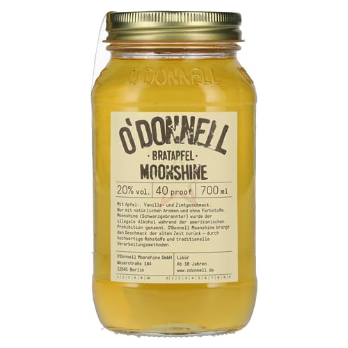 O'Donnell Moonshine BRATAPFEL Liqueur 20,00% 0,70 Liter von O'Donnell Moonshine