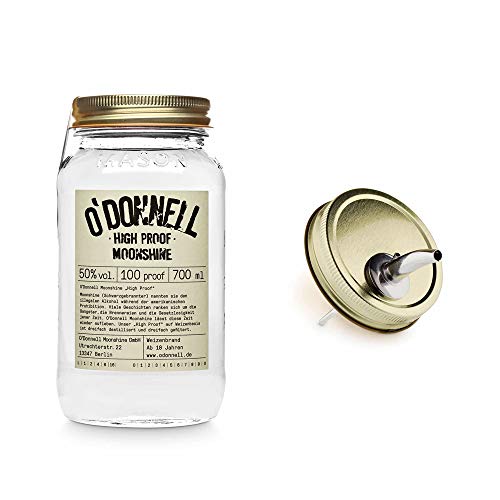 O´Donnell Moonshine High Proof + Ausgießer 0,7l Paket - Geschenkpaket mit Vodka von Zewool