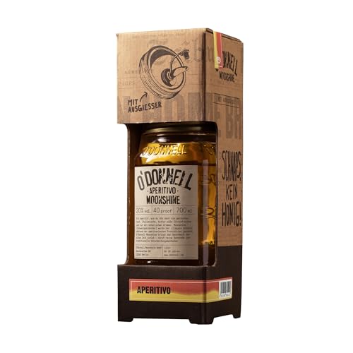 O'Donnell Moonshine Kombiset - Aperitivo Likör (700ml + Ausgießer) - Handwerklich hergestellte Spirituosen aus Berlin - Sommer Edition - 20% Vol. Alkohol von O'Donnell Moonshine