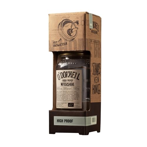 O'Donnell Moonshine Kombiset - High Proof Likör (700ml + Ausgießer) - Handwerklich hergestellte Spirituosen aus Berlin - Premium Schnaps nach Amerikanischer Tradition - 50% Vol. Alkohol von O'Donnell Moonshine