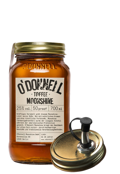 O'Donnell Moonshine Toffee Likör - O'Donnell Moonshine - Spirituosen O'Donnell Moonshine Toffee Likör - O'Donnell Moonshine - Spirituosen von O'Donnell Moonshine