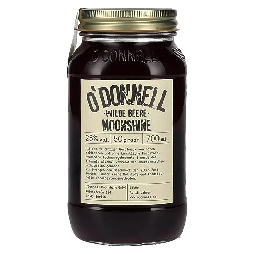 O'Donnell Moonshine Wilde Beere 25% Volume 0,7l Liköre O'Donnell Moonshine Wilde Beere 25% Volume 0,7l Liköre von O'Donnell Moonshine