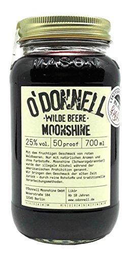 O´Donnell Moonshine Wilde Beere - limitierte Edition - Waldbeeren 0,7l 25% vol. von O'Donnell Moonshine
