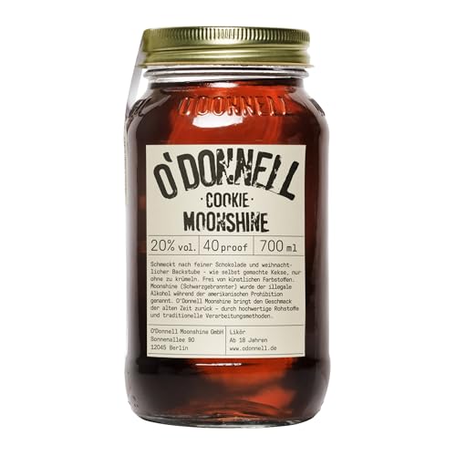 O'Donnell Moonshine im original Mason Jar (1 x 0,7 l) (Cookie) von O'Donnell Moonshine