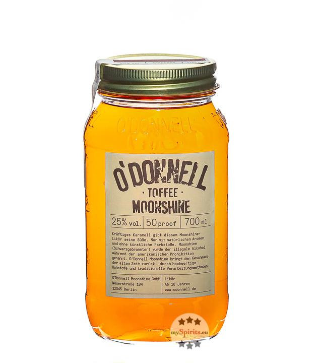 O'Donnell Toffee Moonshine Likör (25 % Vol., 0,7 Liter) von O'Donnell Moonshine