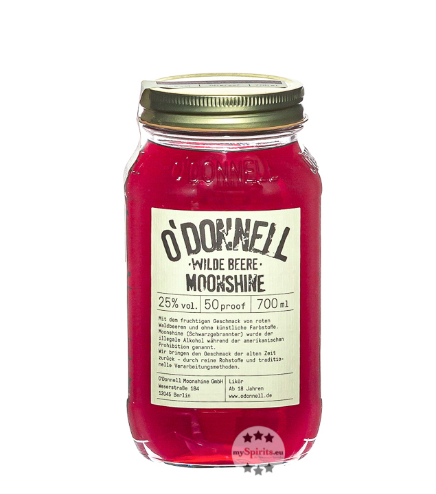 O'Donnell Wilde Beere Moonshine Likör (25 % Vol., 0,7 Liter) von O'Donnell Moonshine