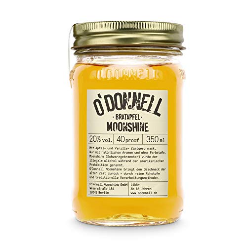 O'Donnell Moonshine “Bratapfel” Likör 0,35 Liter 20% Vol. von O'Donnell