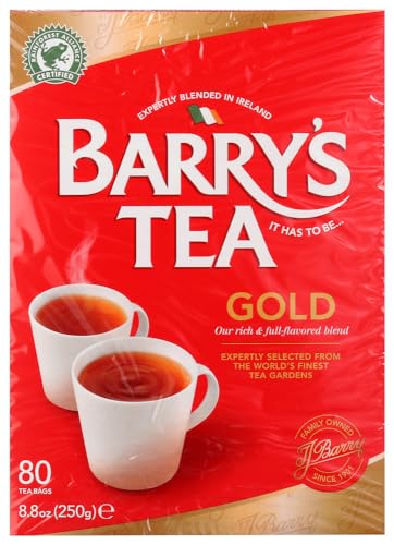 Barry's Teebeutel, Goldmischung, 1 Packung mit 80 Stück von KUHN RIKON