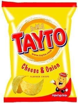 Tayto Irischer Käse Und Zwiebel -Chips - 6 Pack (6 X 25 G Beutel) von KUHN RIKON
