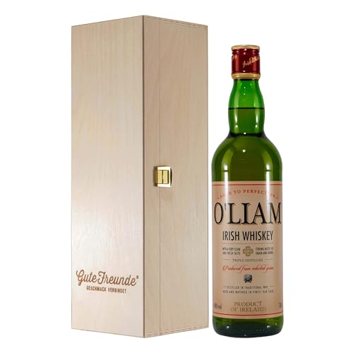O´Liam Irish Whiskey mit Geschenk-Holzkiste O´Liam Irish Whiskey mit Geschenk-Holzkiste von O´Liam