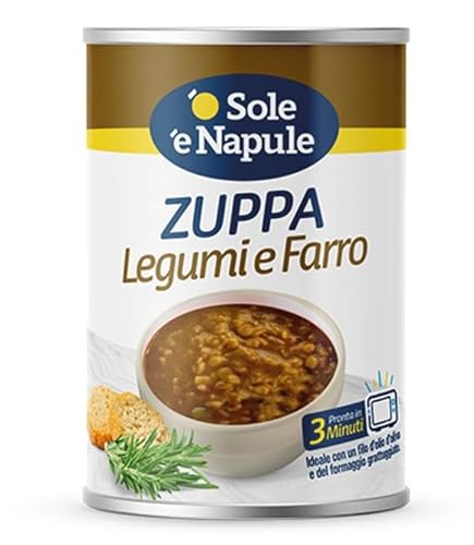 Getreidesuppe mit Hülsenfrüchten und Dinkel 400gr - "O Sol e Napule" von O Sole e Napule