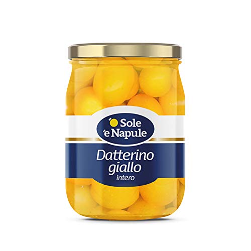 Tomaten Datterino Gelb 560gr -"O Sol e Napule" - Box 6 Stück von O Sole e Napule