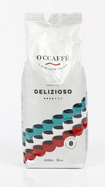 O'CCAFFÈ Espresso DELIZIOSO 1kg Bohnen von O´ccaffe