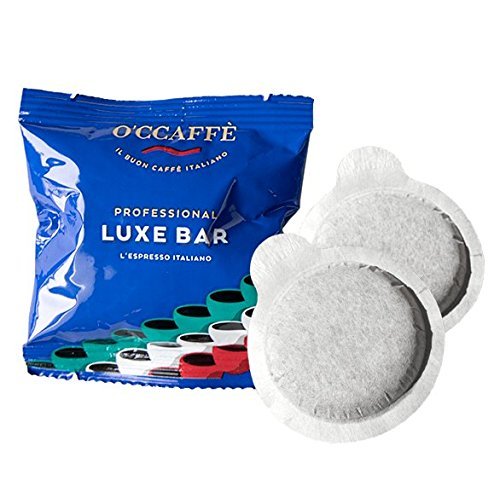 O'CCAFFÈ – Luxe Bar ESE 44, 150 Pads, ⌀44 mm Espresso Pads, 100% Robusta Kaffee Pads, ESE Pads Espresso, Cialde Espresso, Kaffeepads Großpackung aus italienischem Familienbetrieb von O'CCAFFE'