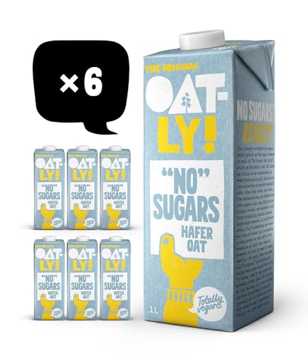 Oatly Haferdrink "No Sugar" - Packung mit 6 (6 x 1 Liter) von OATLY
