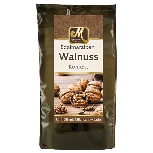 Odenwälder Edelmarzipan Walnuss Konfekt mit Schokoladenhülle 200g von ODENWÄLDER Marzipan KONDITOREI GmbH