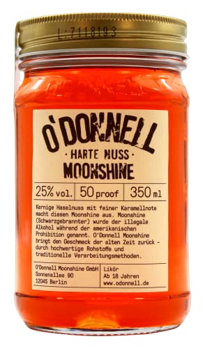 O`Donnell Moonshine Harte Nuss 25% vol, 350ml von ODonnell Moonshine