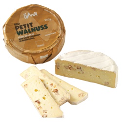 Le Petit Brie mit Walnüssen von ÖMA Beer