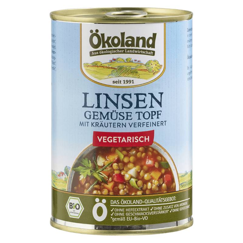 Bio Linsen-Gemüse-Topf von Ökoland