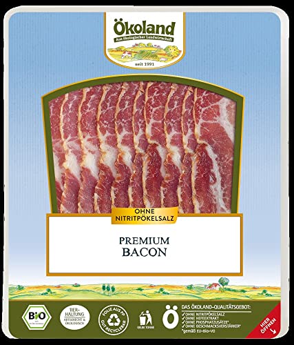ÖKOLAND Bio Premium Bacon fein geräuchert (6 x 80 gr) von Ökoland