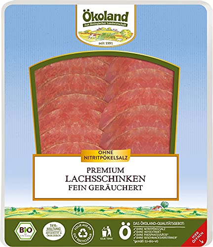 ÖKOLAND Bio Premium Lachsschinken fein geräuchert (6 x 80 gr) von Ökoland
