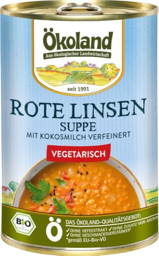 ÖKOLAND Bio Rote Linsensuppe (6 x 400 gr) von Ökoland