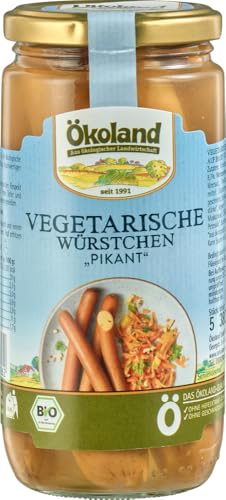 ÖKOLAND Bio Vegetarische Würstchen PIKANT (2 x 380 gr) von Ökoland