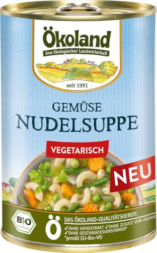 Gemüse-Nudelsuppe 6 x 400 gr von Ökoland