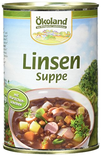 ÖKOLAND Linsensuppe, 6er Pack (6 x 400 g) von Ökoland