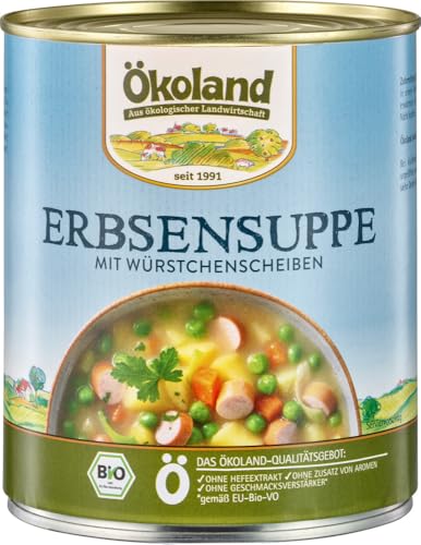 Erbsensuppe mit Würstchenscheiben 6 x 800 gr von Ökoland