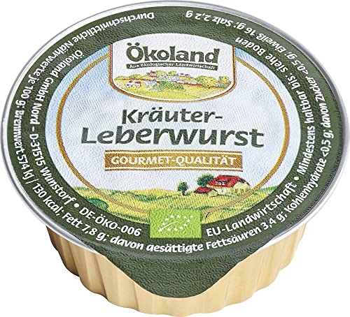 ÖKOLAND Bio Kräuter-Leberwurst (1 x 50 gr) von Ökoland