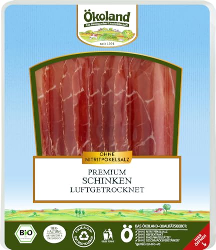 Premium Schinken luftgetrocknet 6 x 80 gr von Ökoland