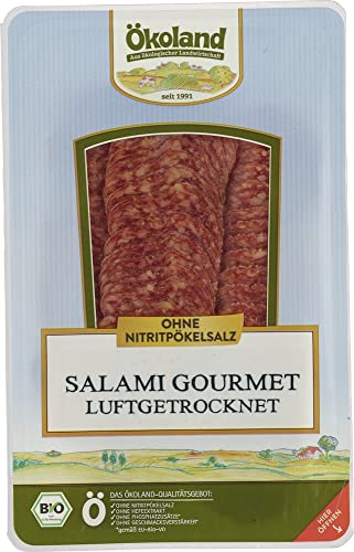 ÖKOLAND Bio Salami Gourmet luftgetrocknet (6 x 80 gr) von Ökoland