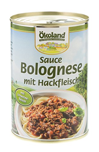 Ökoland Sauce Bolognese mit Hackfleisch (400 g) - Bio von Ökoland