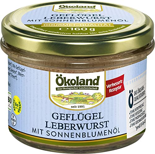 Ökoland Geflügel-Leberwurst (160 g) - Bio von Ökoland