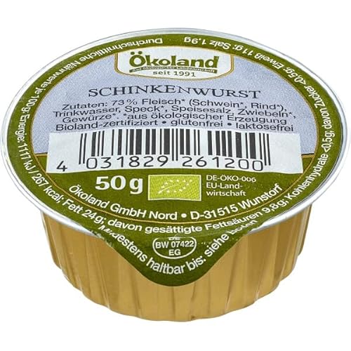 Ökoland Gourmet-Schinkenwurst (50 g) - Bio von Ökoland