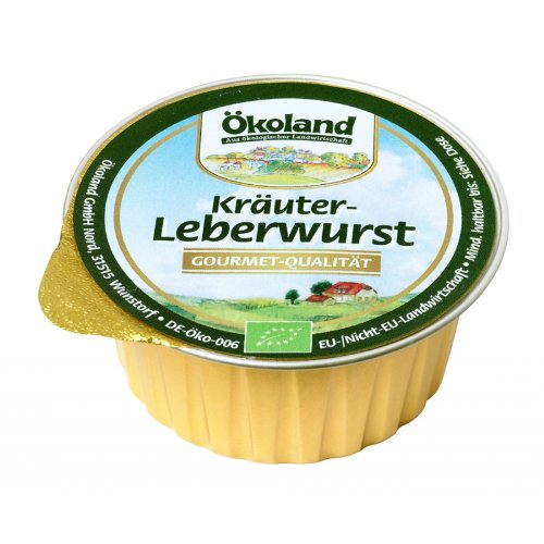 Ökoland Kräuter-Leberwurst (50 g) - Bio von Ökoland