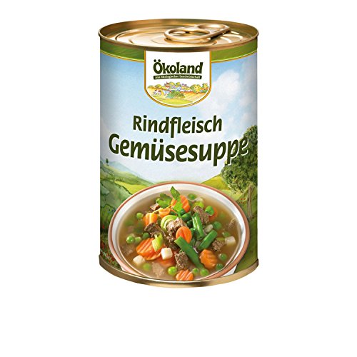 Ökoland Rindfleisch-Gemüsesuppe (400 g) - Bio von Ökoland