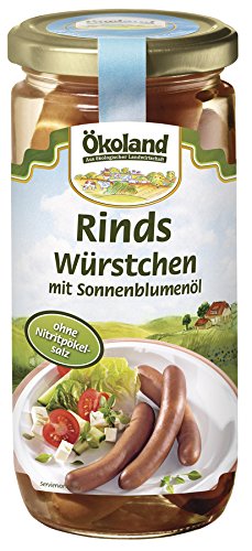 Ökoland Rindswürstchen, 3er Pack (3 x 180 g) von Ökoland